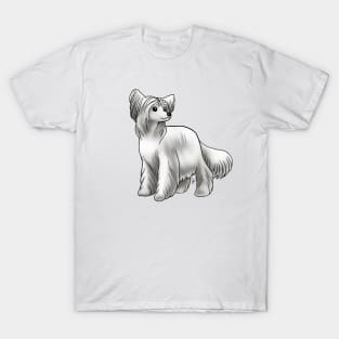 Dog - Chinese Crested - Powderpuff - White T-Shirt